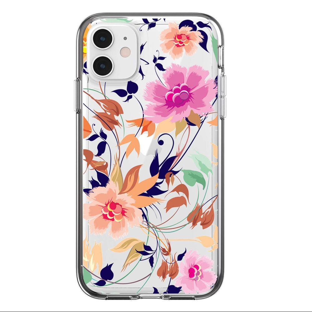 2/$10 iPhone 11 Pro Max Case Clear Flower Case